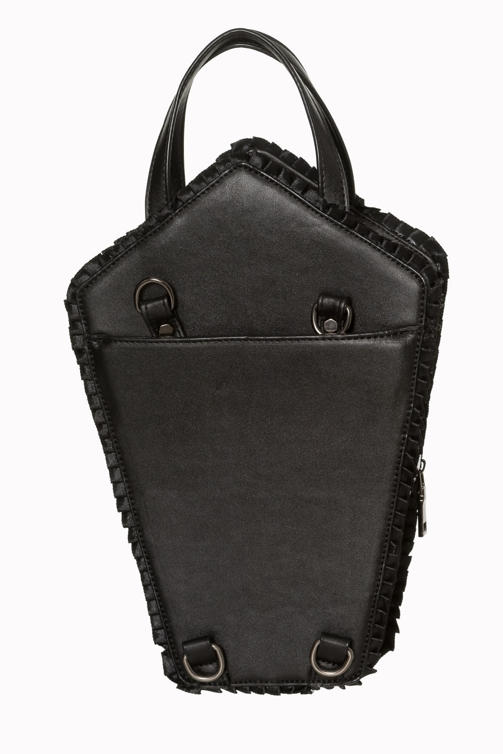 Banned Apparel BG7158 Emira Coffin Handback with Pentagram