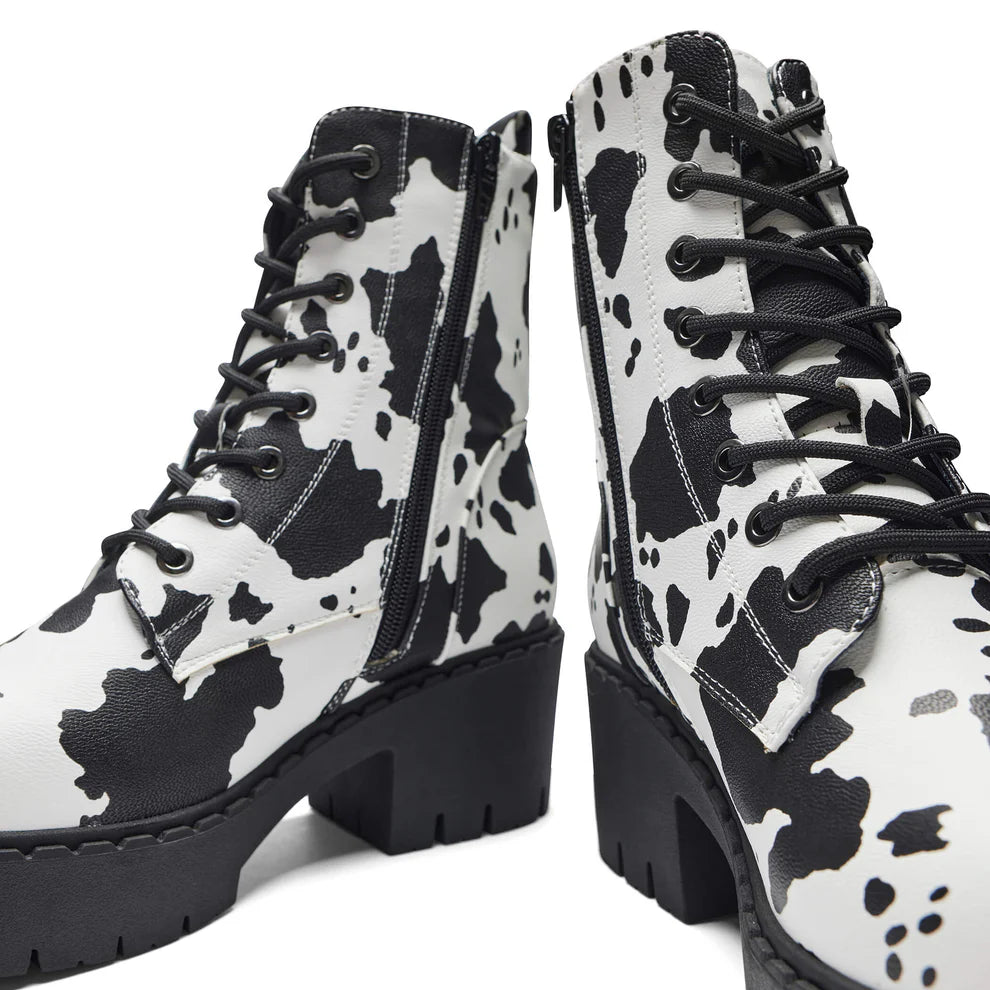Kaos 3151 Lace Up Platform Ankle Boots