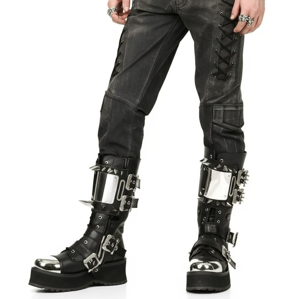 DemoniaCult Gravedigger 250 Unisex/Mens Platform