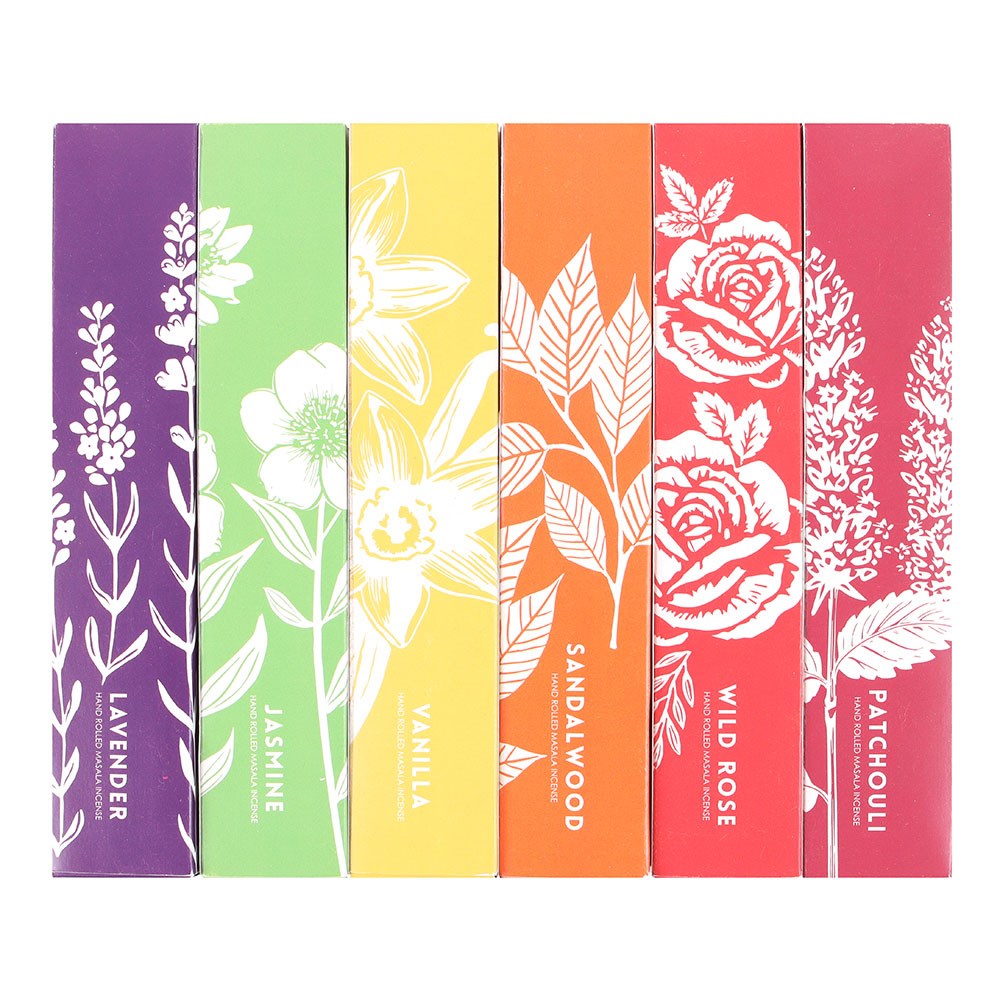 Aromatic Botanical Masala Incense Stick Variety Set