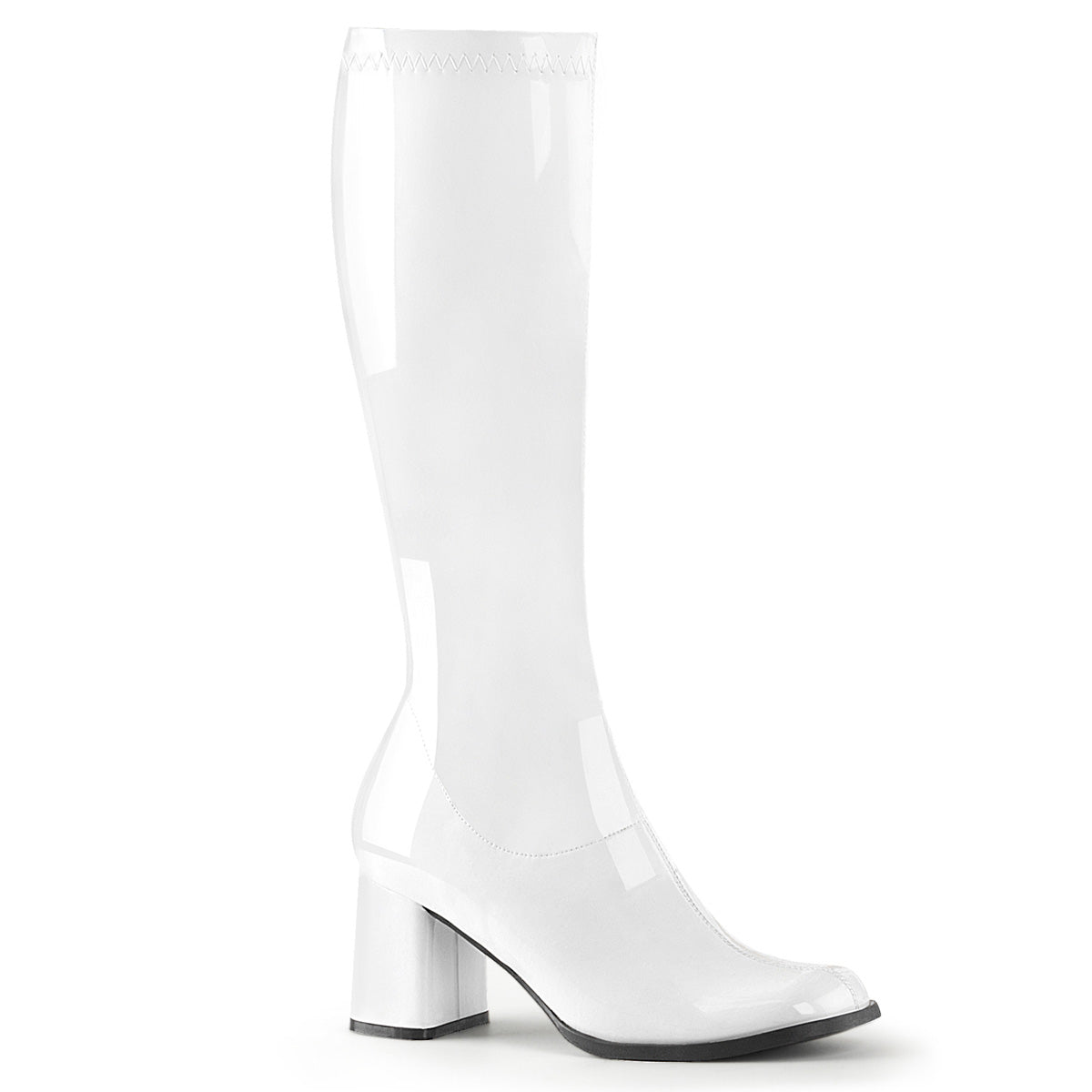 Clearance Funtasma Gogo 300 White Patent Size 3UK/6USA - From Clearance Sold By Alternative Footwear