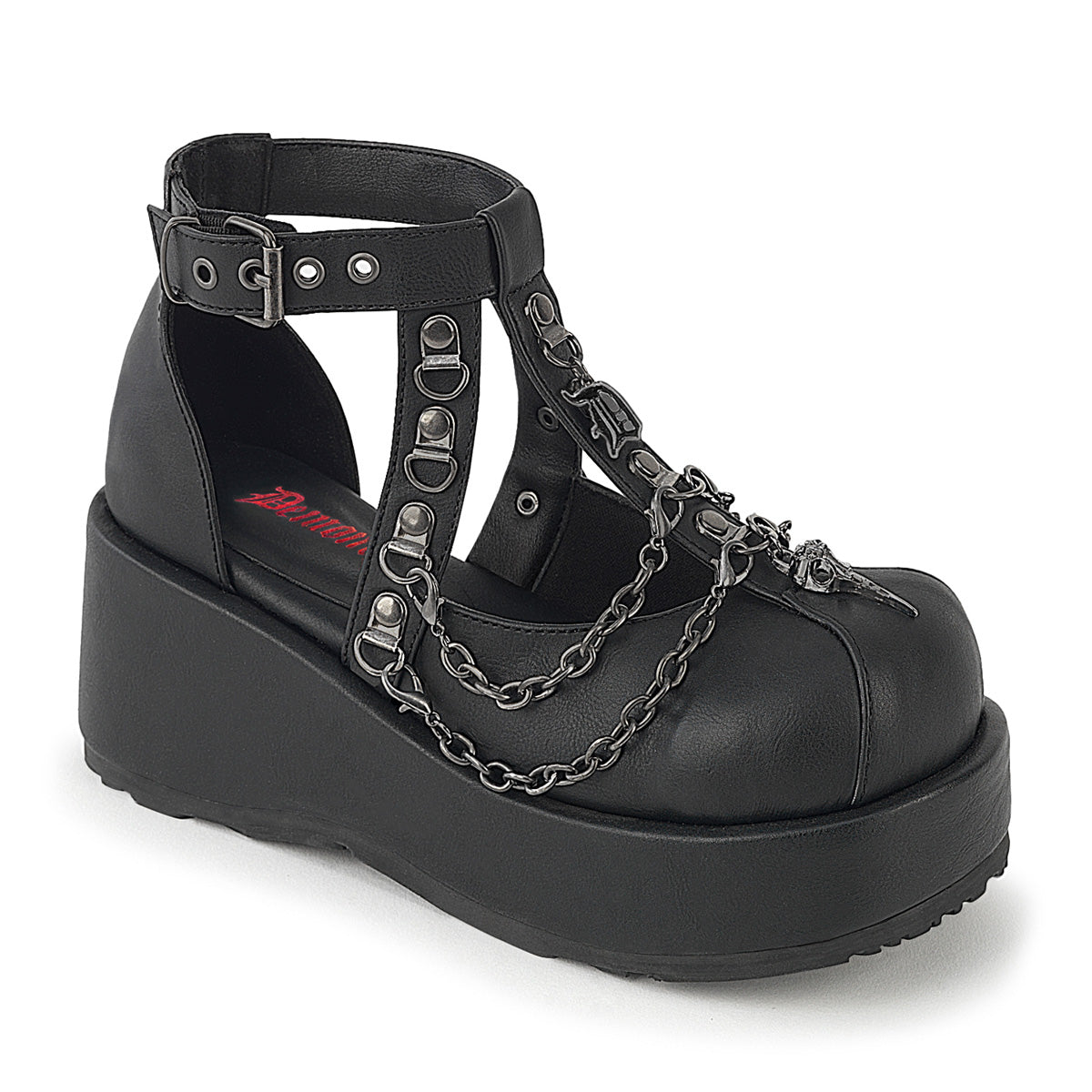 DemoniaCult Cubby 28 Womens 2 3/4" Platform Cage Shoes