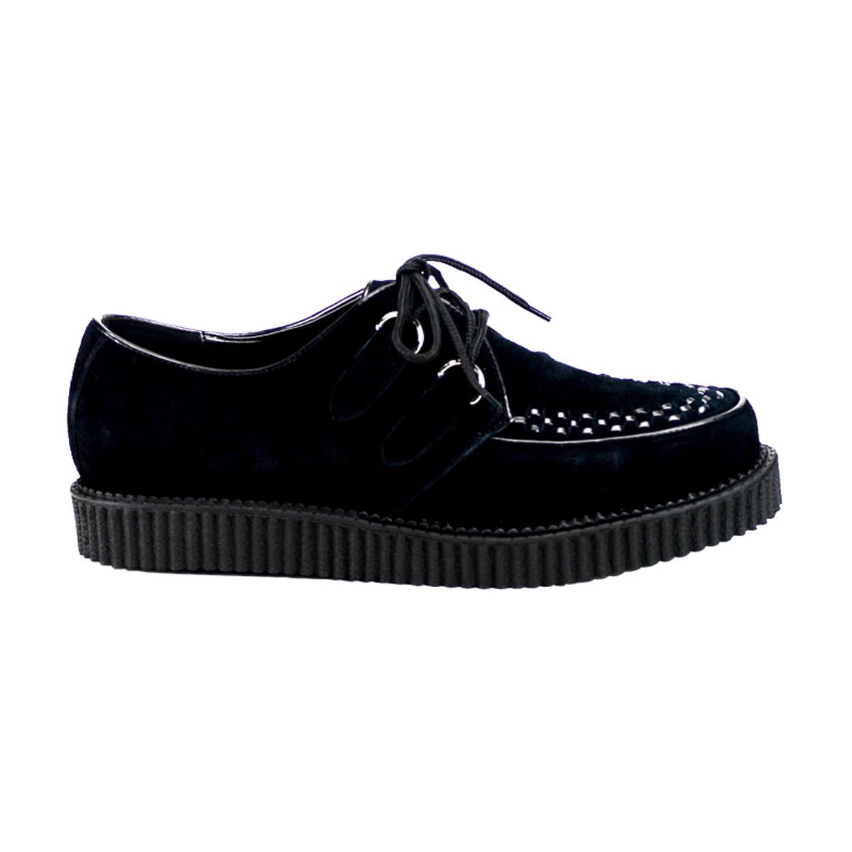 Clearance DemoniaCult Creeper 602S Black Suede Mens/Unisex Size 6UK/7USA