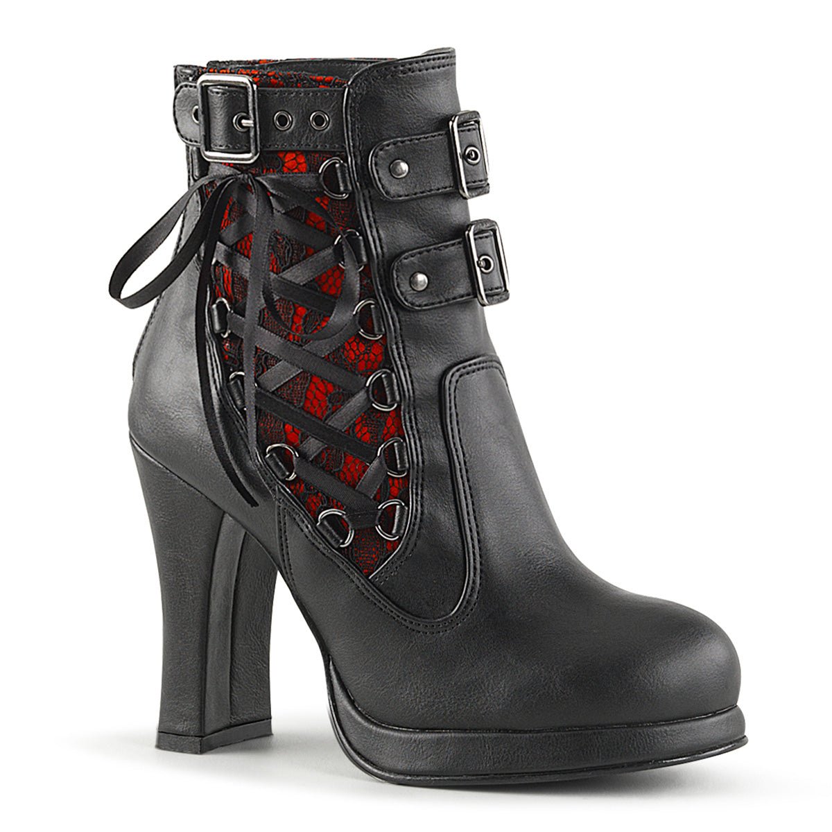 Clearance DemoniaCult Crypto 51 Black/Red Size 7UK/10USA