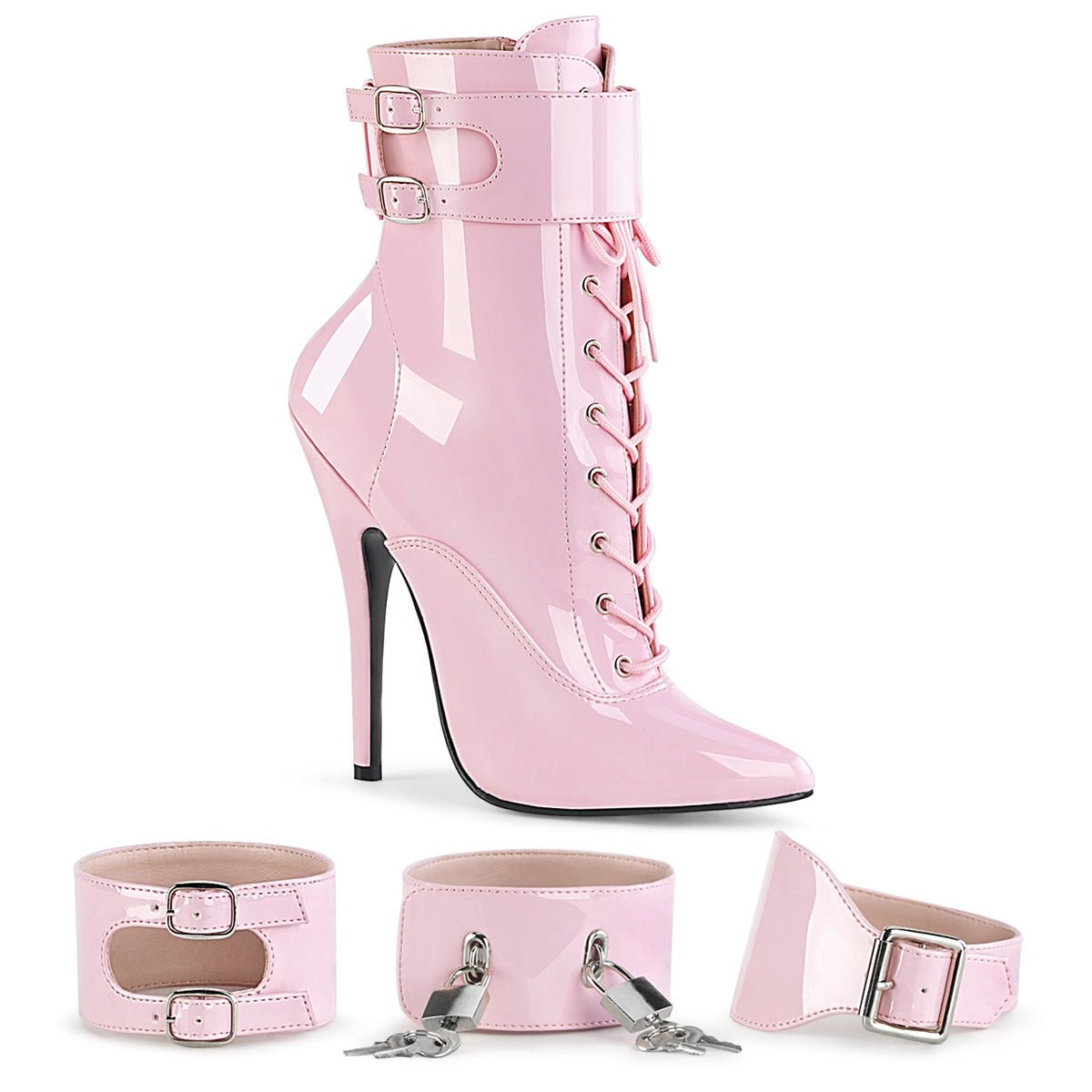 Clearance Devious Domina 1023 Baby Pink Size 4UK/7USA