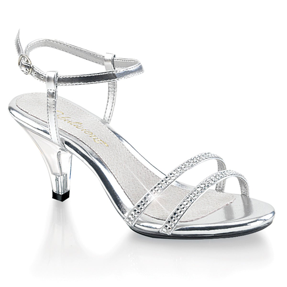 Clearance Fabulicious Belle 316 Silver/Clear 2UK/5USA