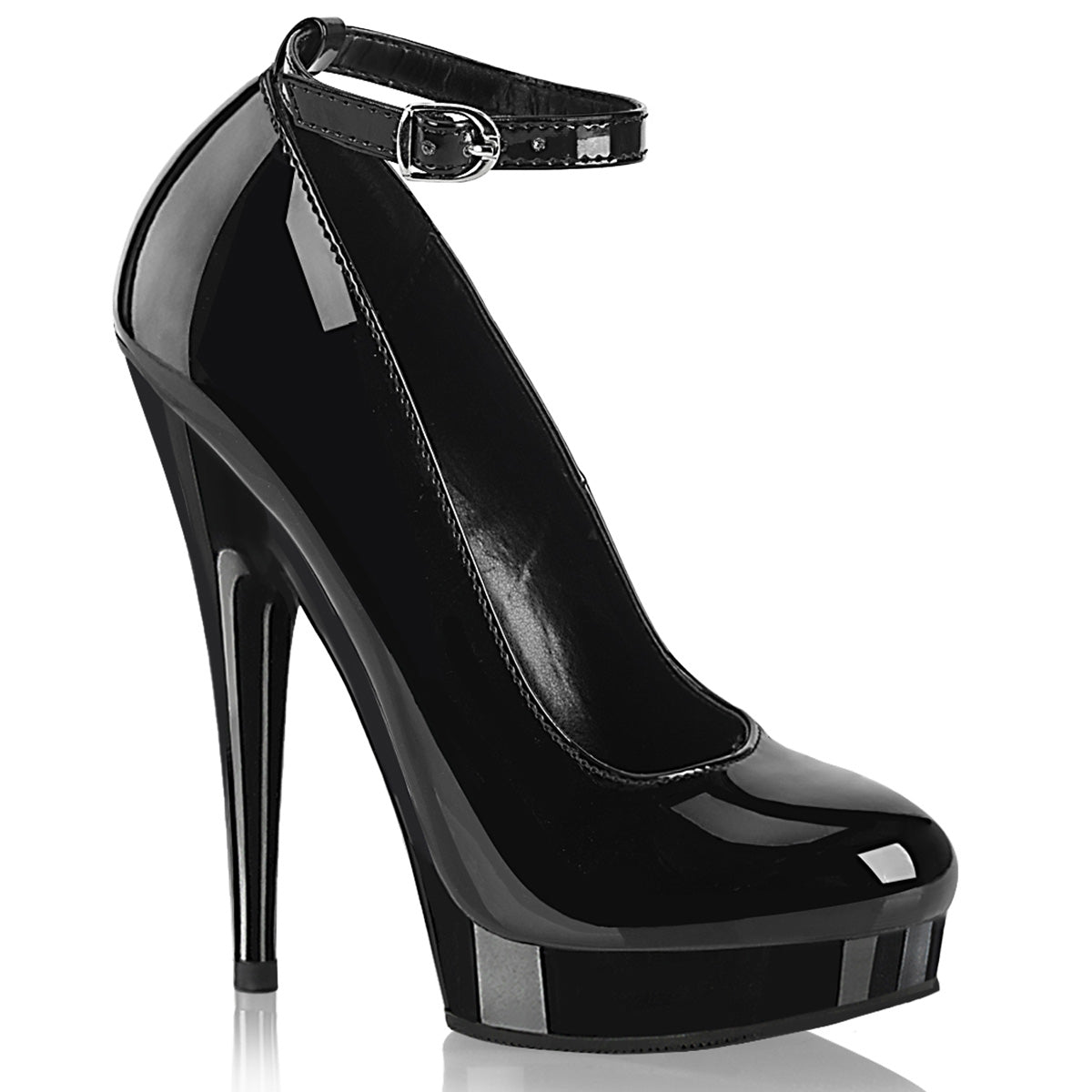 Clearance Fabulicious Sultry 686 Black Patent Size 3UK/6USA