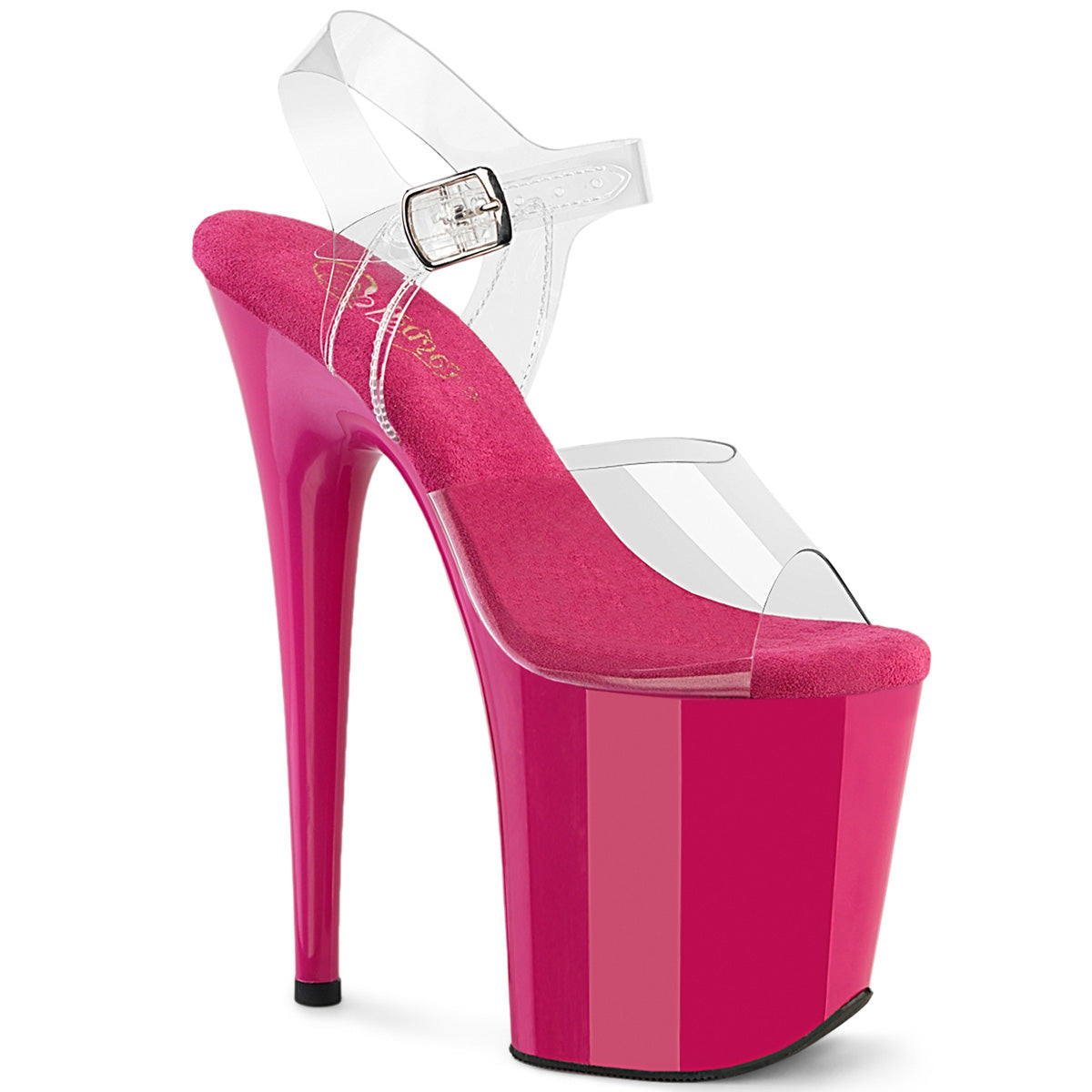 Pleaser Flamingo 808 8" Heel Pole Dancing Platform Sandals