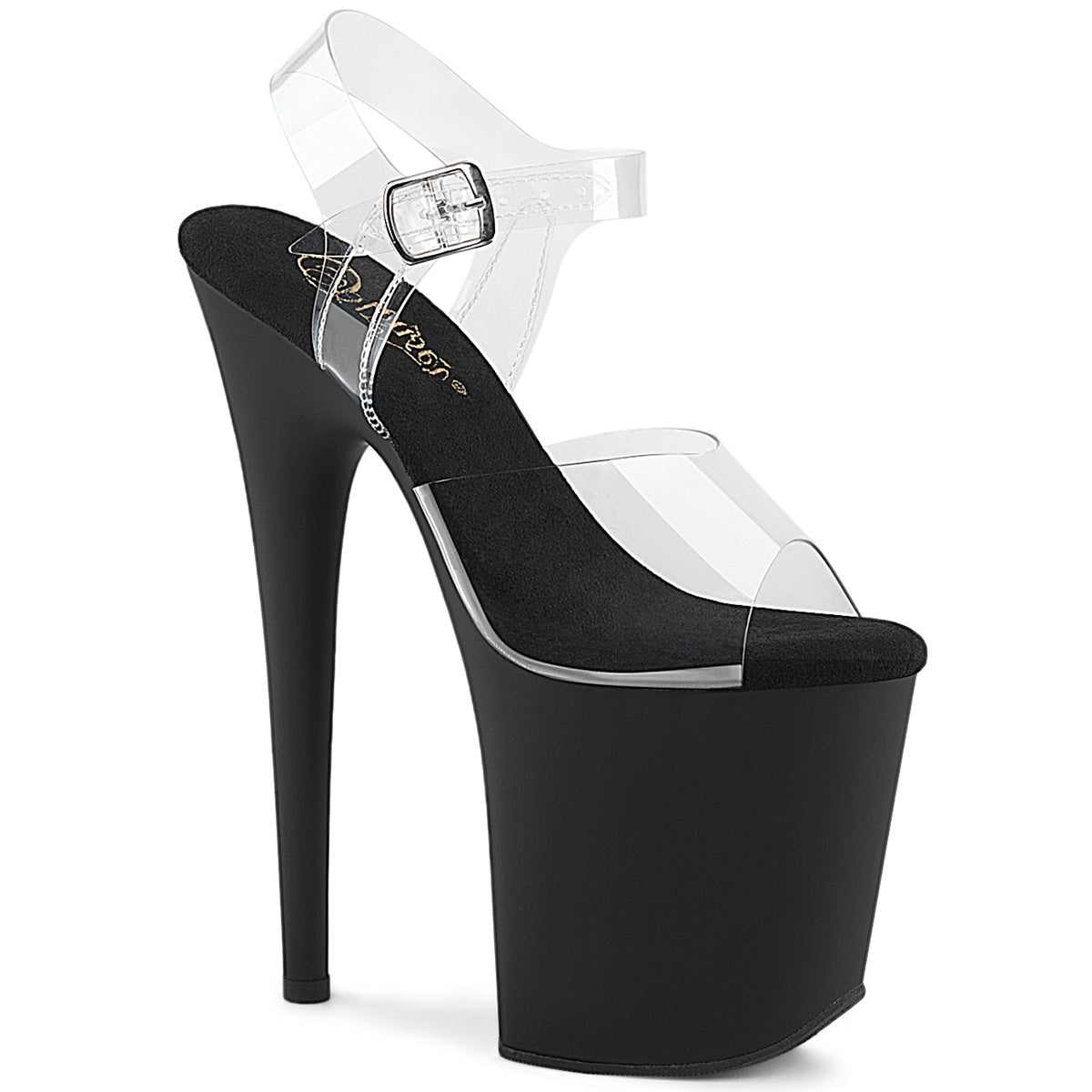 Pleaser Flamingo 808 8" Heel Pole Dancing Platform Sandals