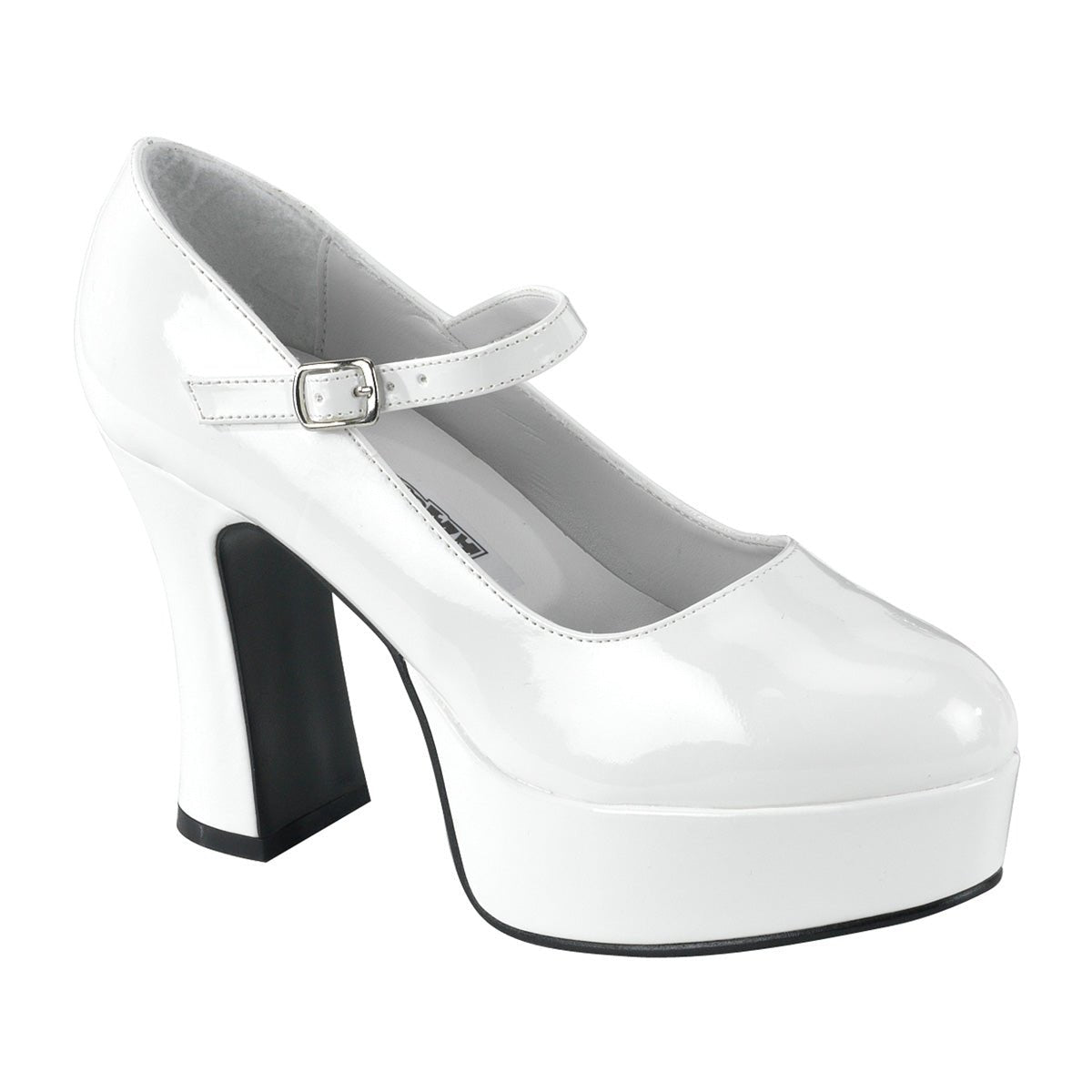 Clearance Funtasma MaryJane 50 White Patent Size 11UK/14USA