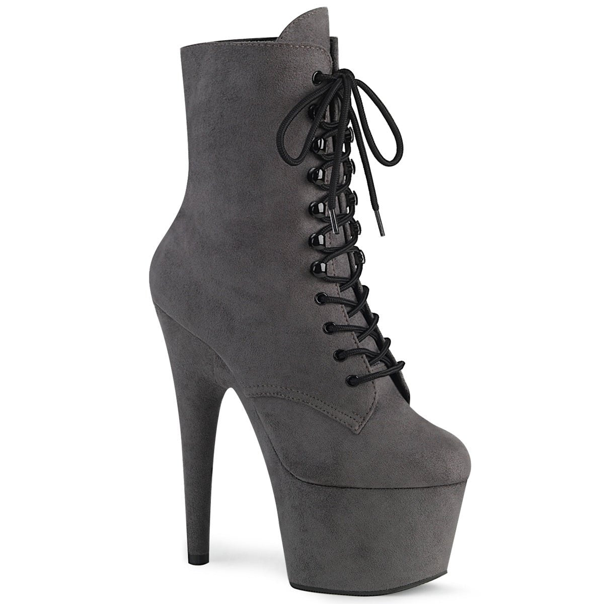 Clearance Pleaser Adore 1020FS Grey Faux Suede Size 9UK/12USA
