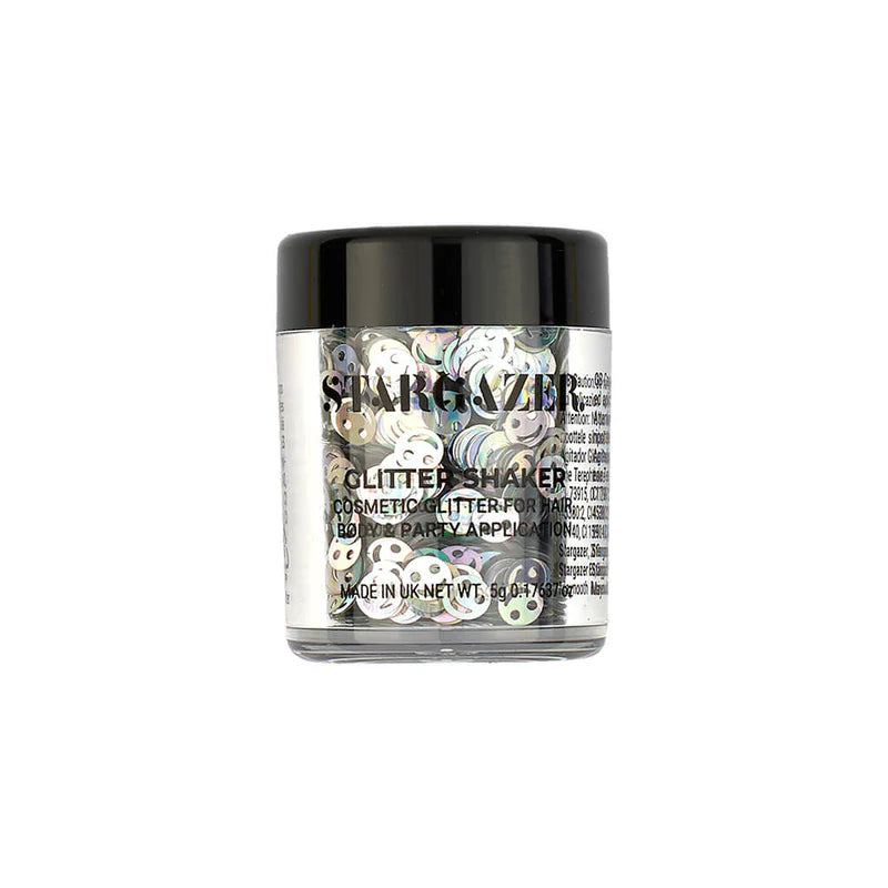 Stargazer Holo Smiley Shape Face, Eyes, Hair Glitter Shaker