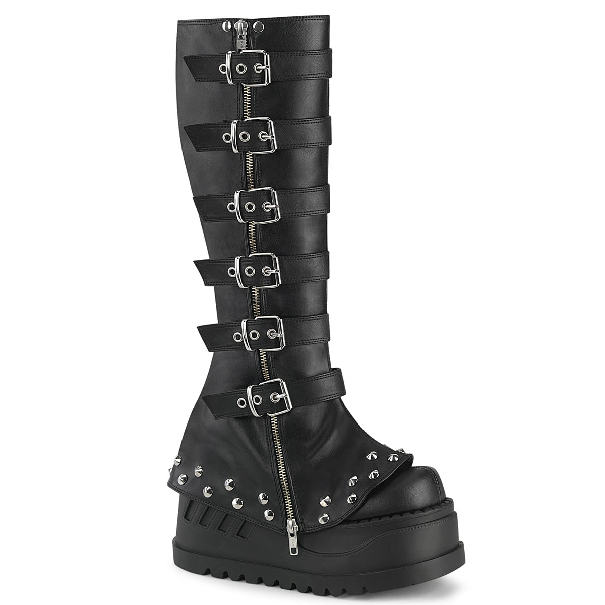 DemoniaCult Stomp 223 Womens Platform Knee Length Boots