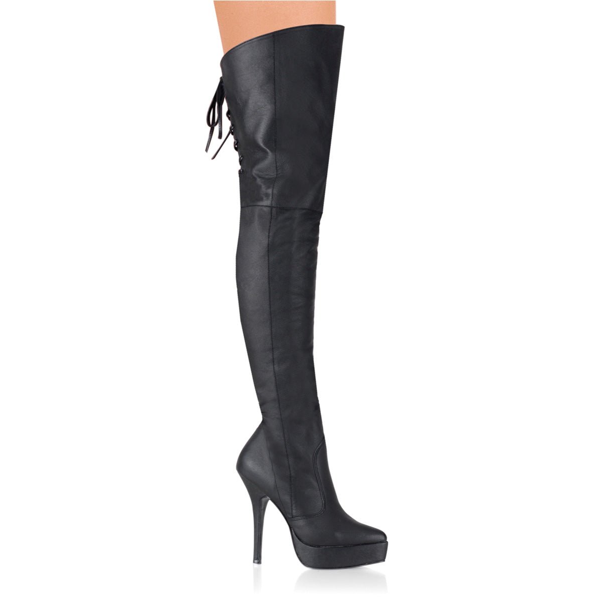 Clearance Devious Indulge 3011 Black Leather Size 4UK/7USA - From Clearance Sold By Alternative Footwear