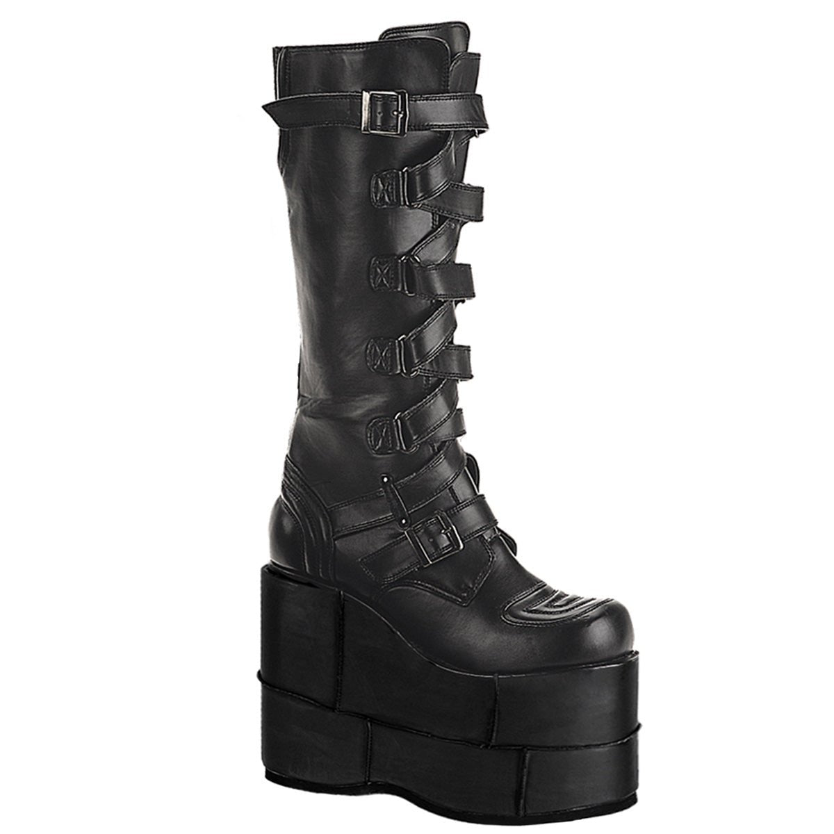 DemoniaCult Stack 308 Unisex/Mens Platform Knee Length Boots From