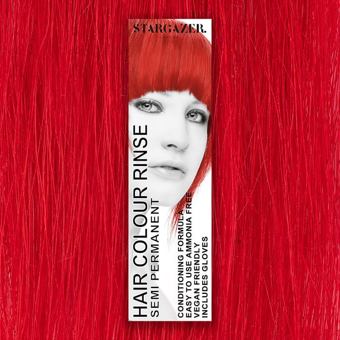 Stargazer Hot Red Semi Permanent Hair Colour