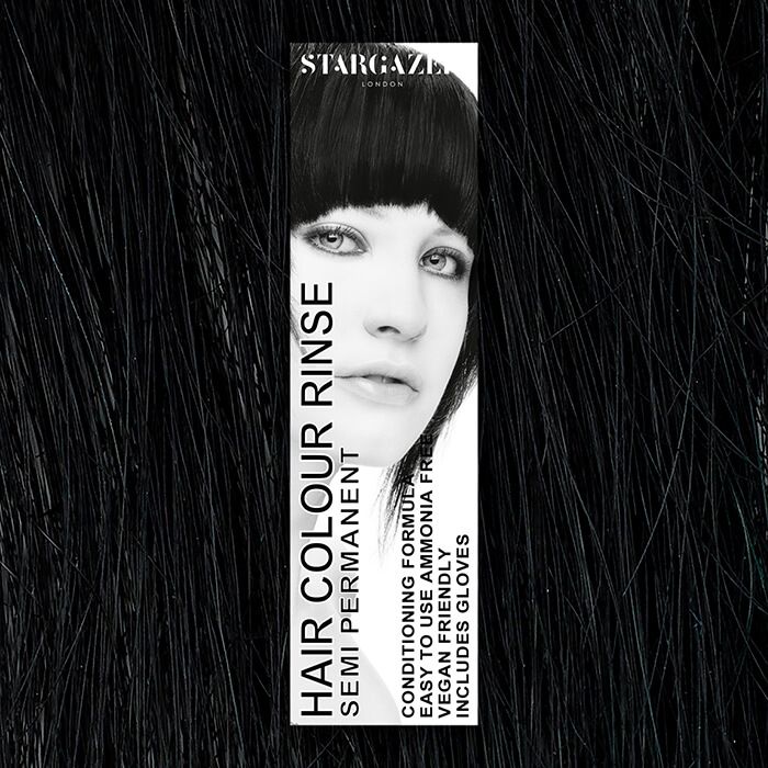 Stargazer Pitch Black Semi Permanent Hair Colour