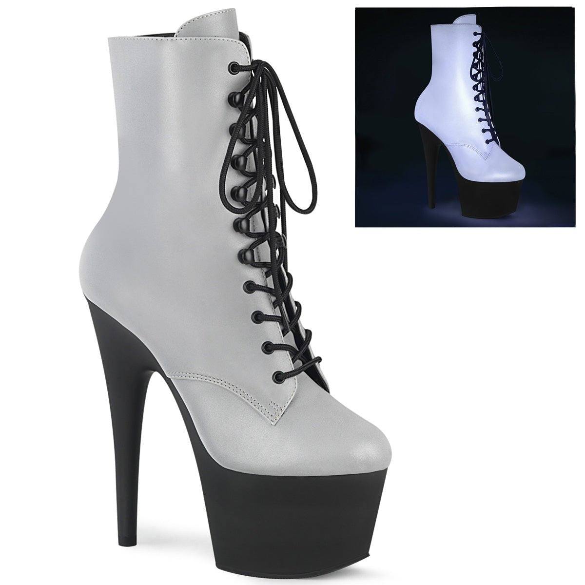 Pleaser ADORE 1020REFL - From Pleaser Sold By Alternative Footwear