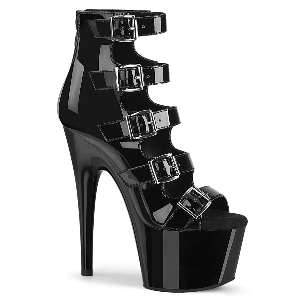 Pleaser Adore 700 33 Womens 7 Heel Platform with Buckles Sandals From Alternative Footwear