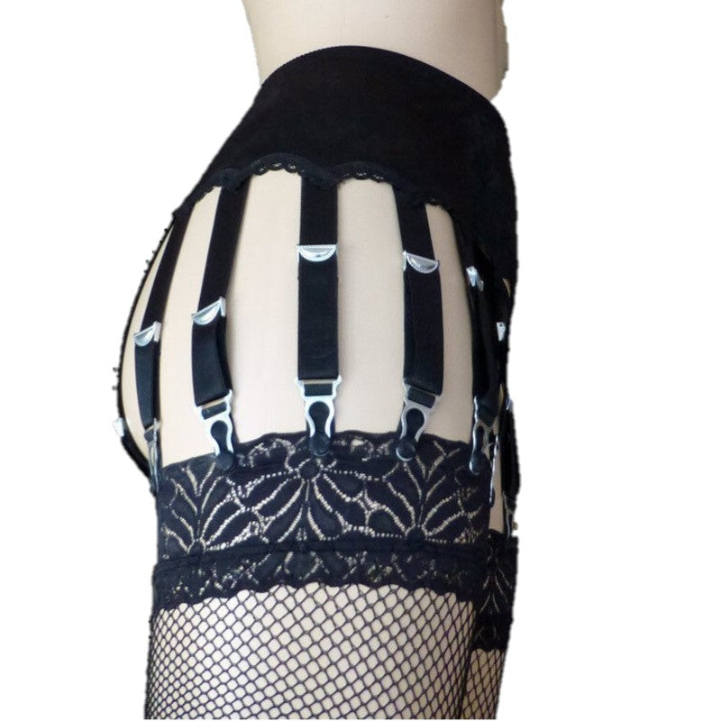 Guarder Belts 10 Strap Suspender Belt Black Nylonz UK Made Garter Belt For Women Luxury Garter Belt Black Nylonz Guarder Belts 10 Strap Suspender Belt Black Nylonz UK Made Garter Belt For Women Luxury Garter Belt Black Nylonz