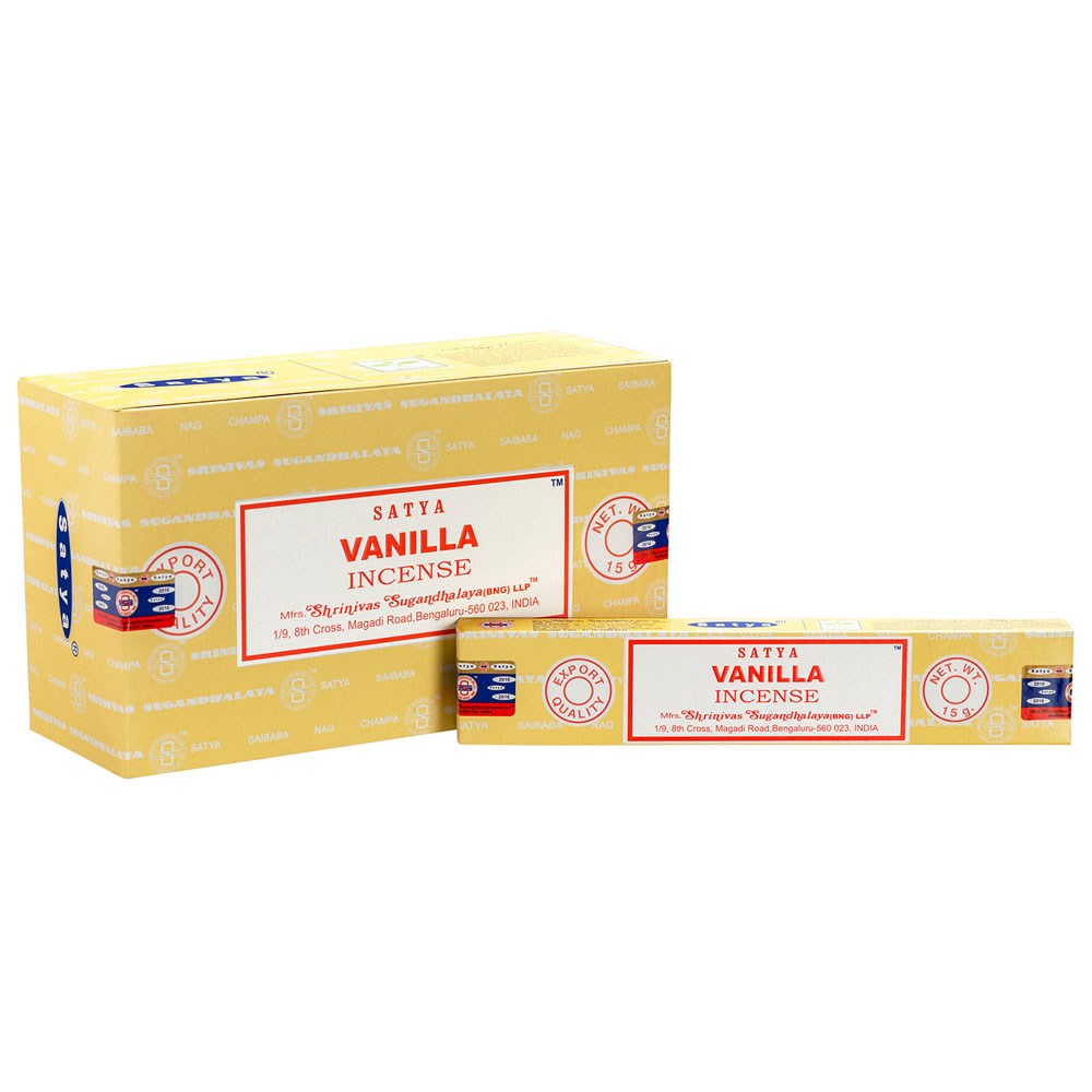 Satya Pack of Vanilla Incense Sticks