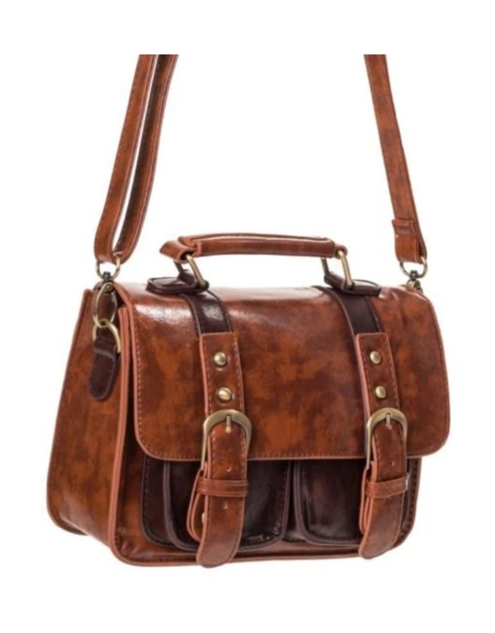 Banned Apparel BBN7051 Leila Retro Buckle Strap Shoulder Bag