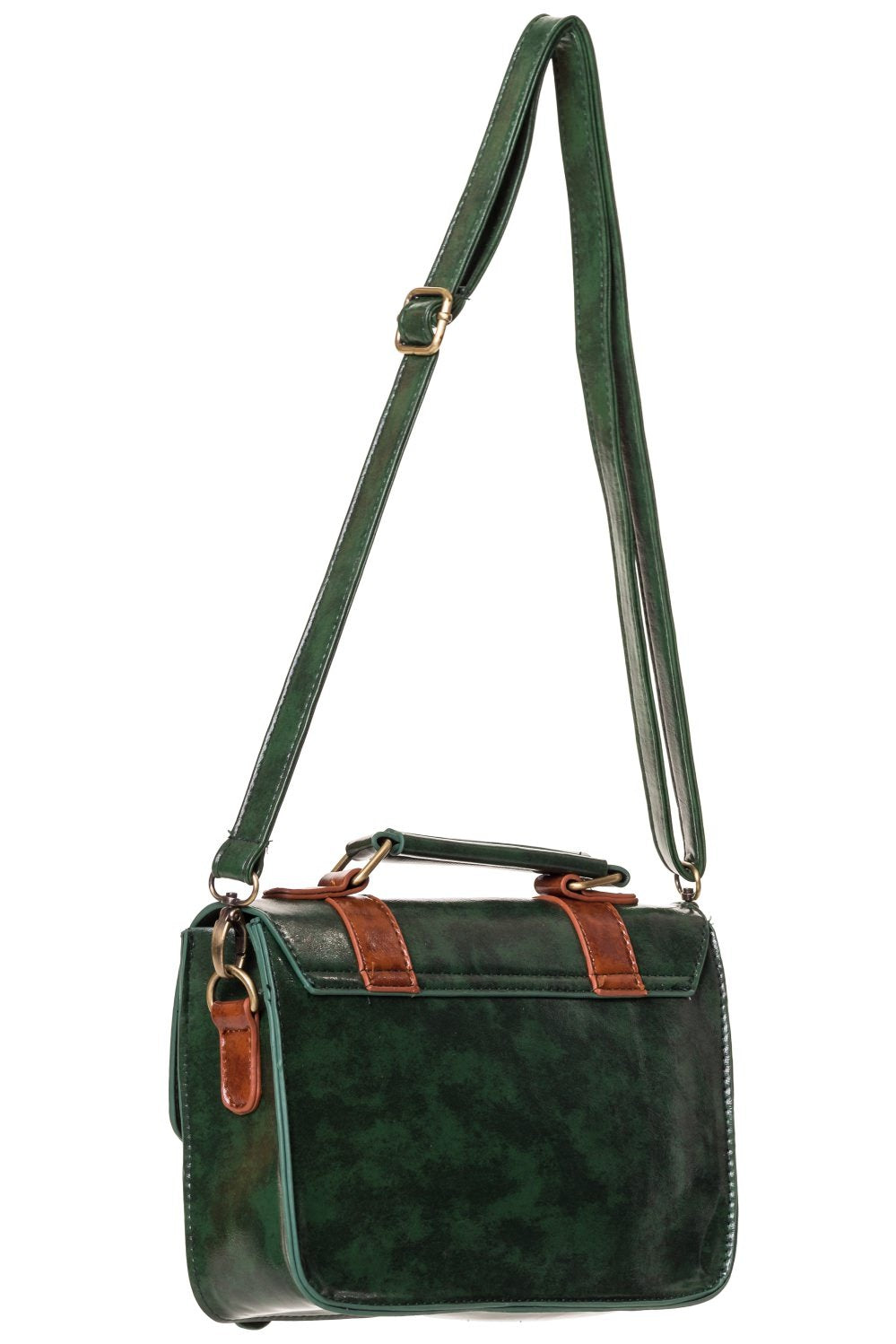 Banned Apparel BBN7051 Leila Retro Buckle Strap Shoulder Bag