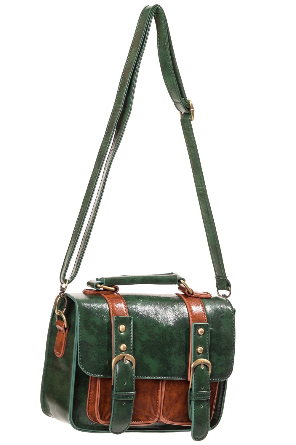 Banned Apparel BBN7051 Leila Retro Buckle Strap Shoulder Bag