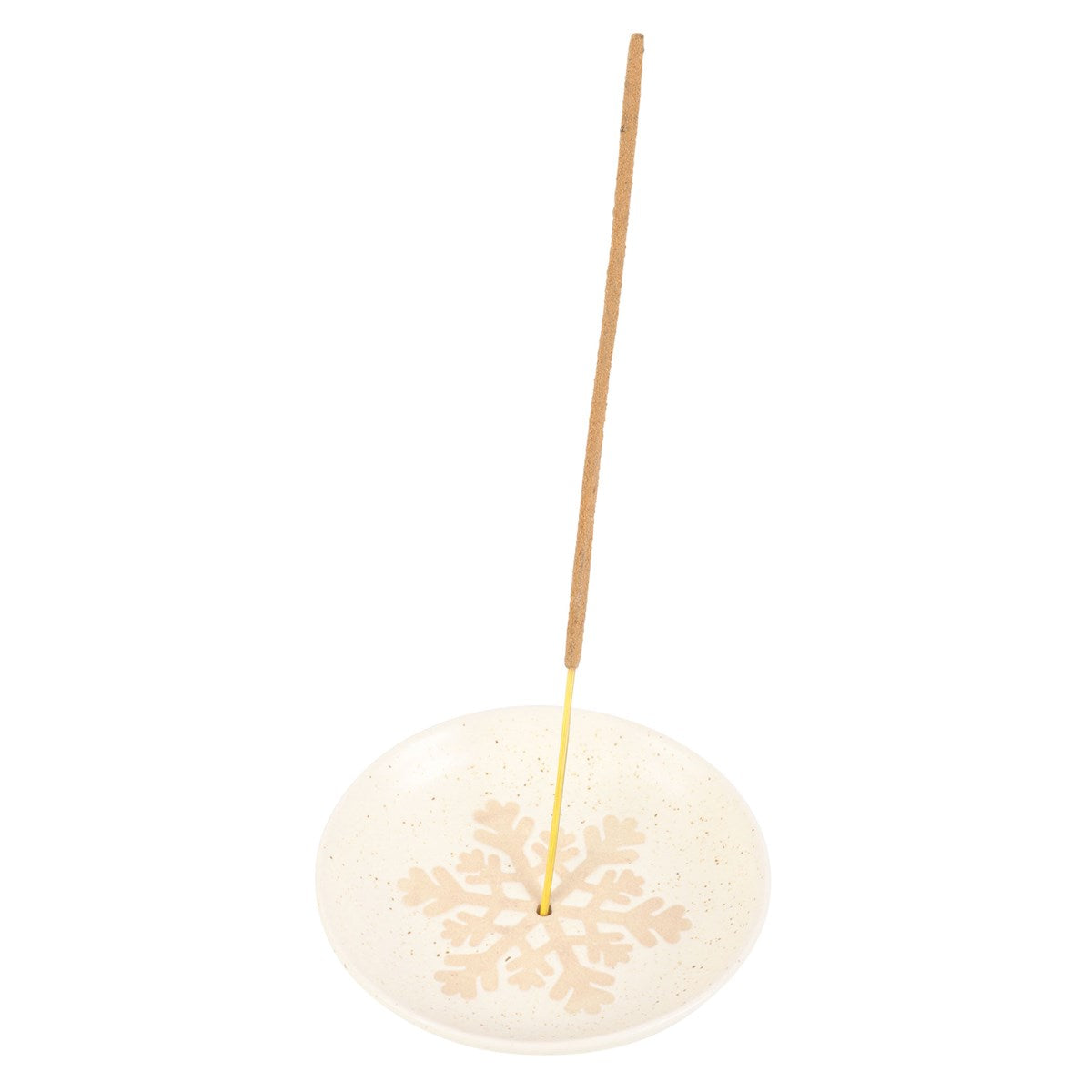 Ceramic Snowflake Incense Holder