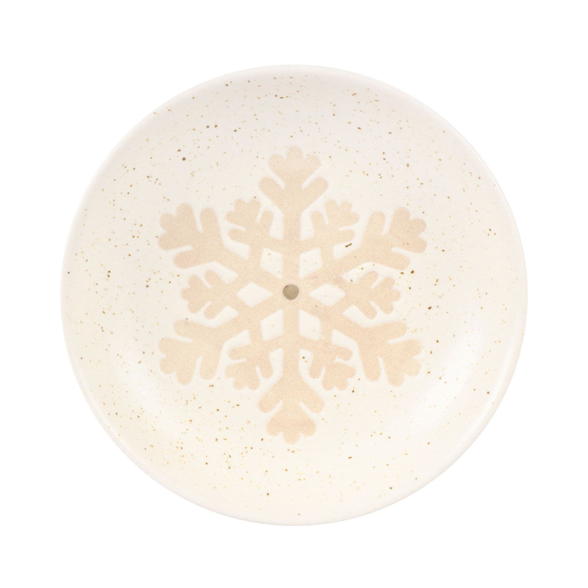 Ceramic Snowflake Incense Holder
