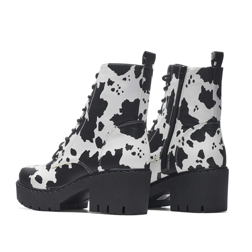 Kaos 3151 Lace Up Platform Ankle Boots