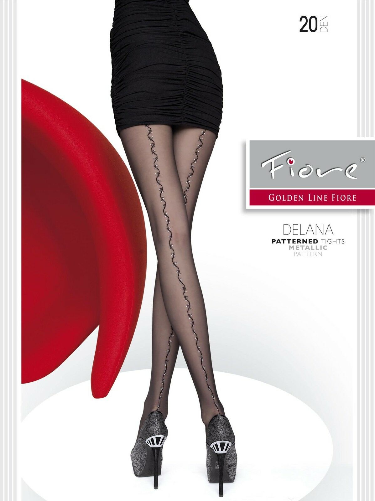 Fiore Delana 20 Denier Seamed Tights