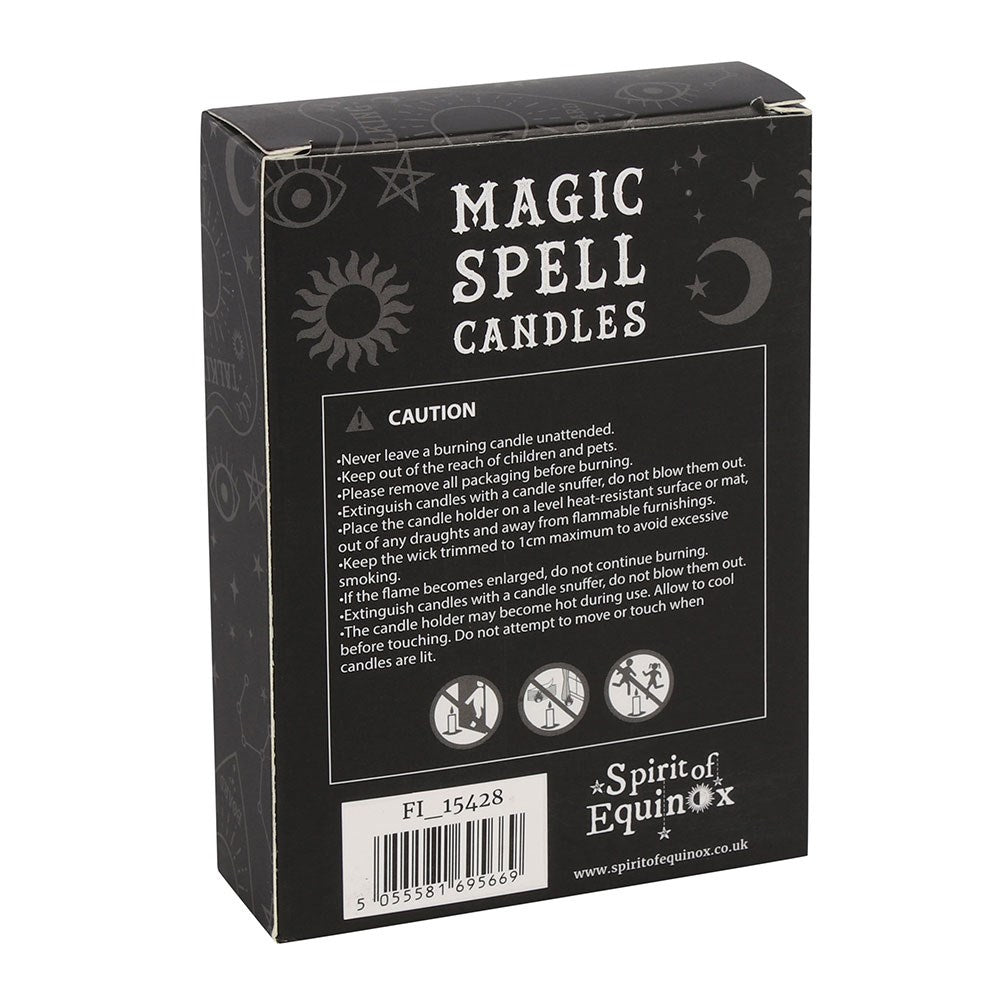 Pack of 12 Red 'Love' Spell Candles