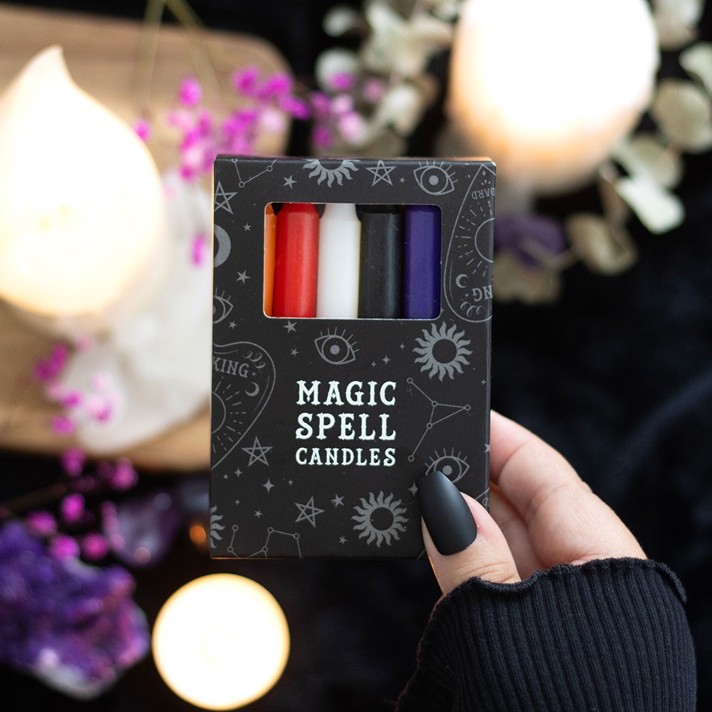 Pack of 12 Mixed Spell Candles