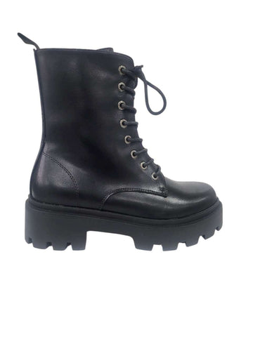 Kaos 21S3 Chunky Heel Lace Up Ankle Boots