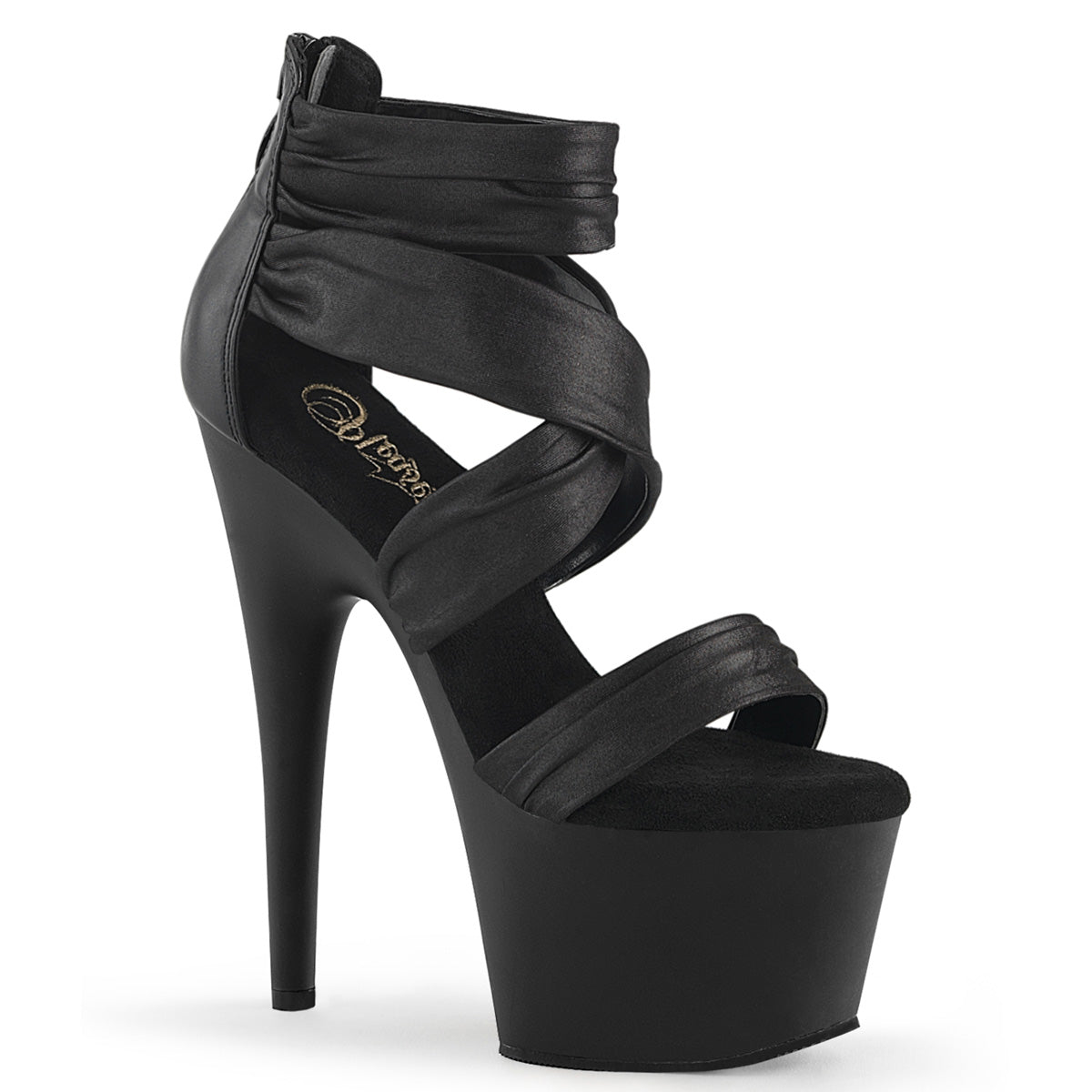 Pleaser Adore 720 Womens 7 Inch Heel, Criss-Cross Strap Platform Sandals