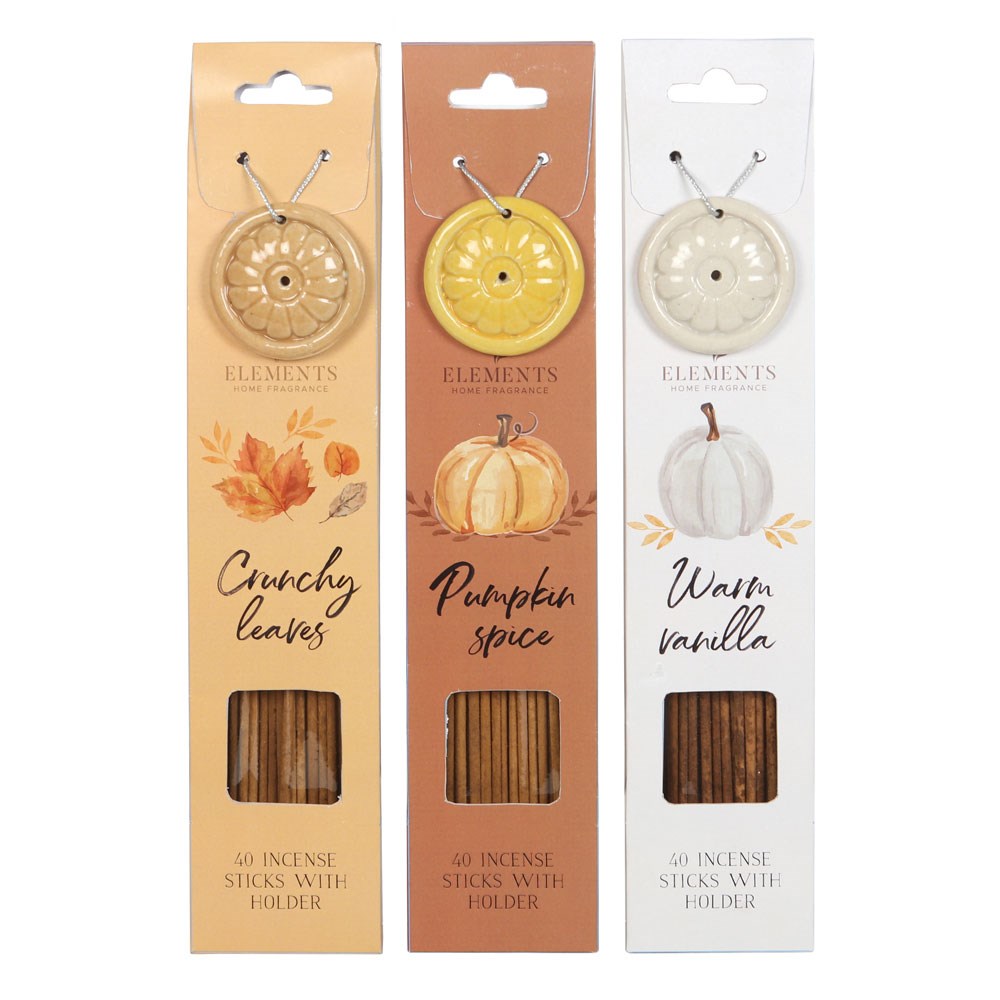 Autumn Accents Incense Sticks with Holder