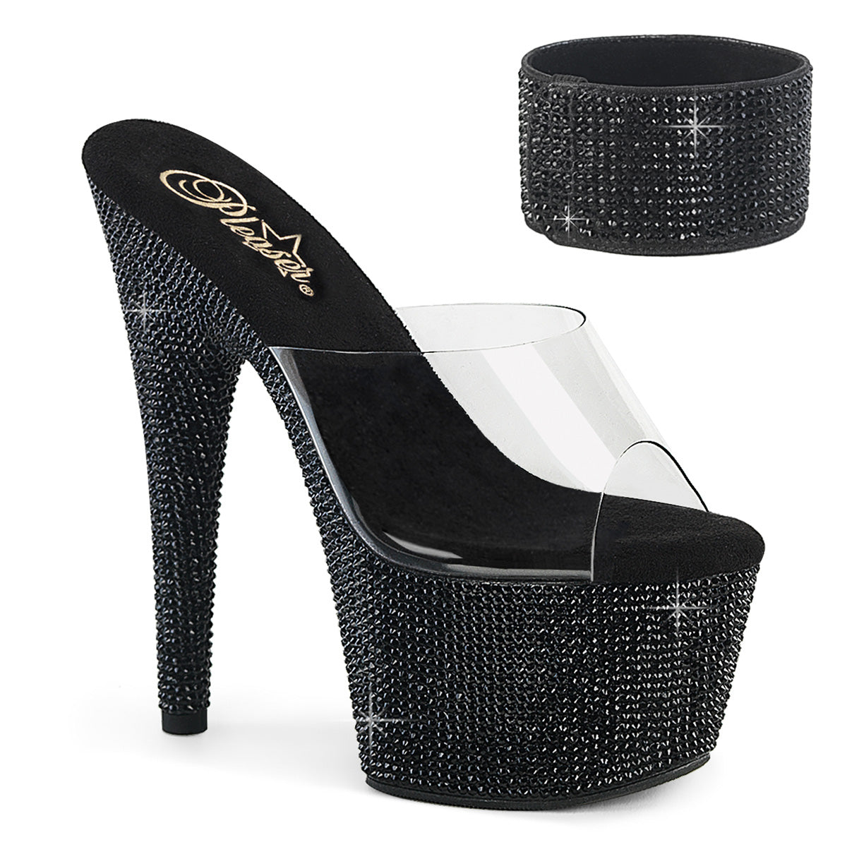 Pleaser BEJEWELED 712RS - From Pleaser Sold By Alternative Footwear