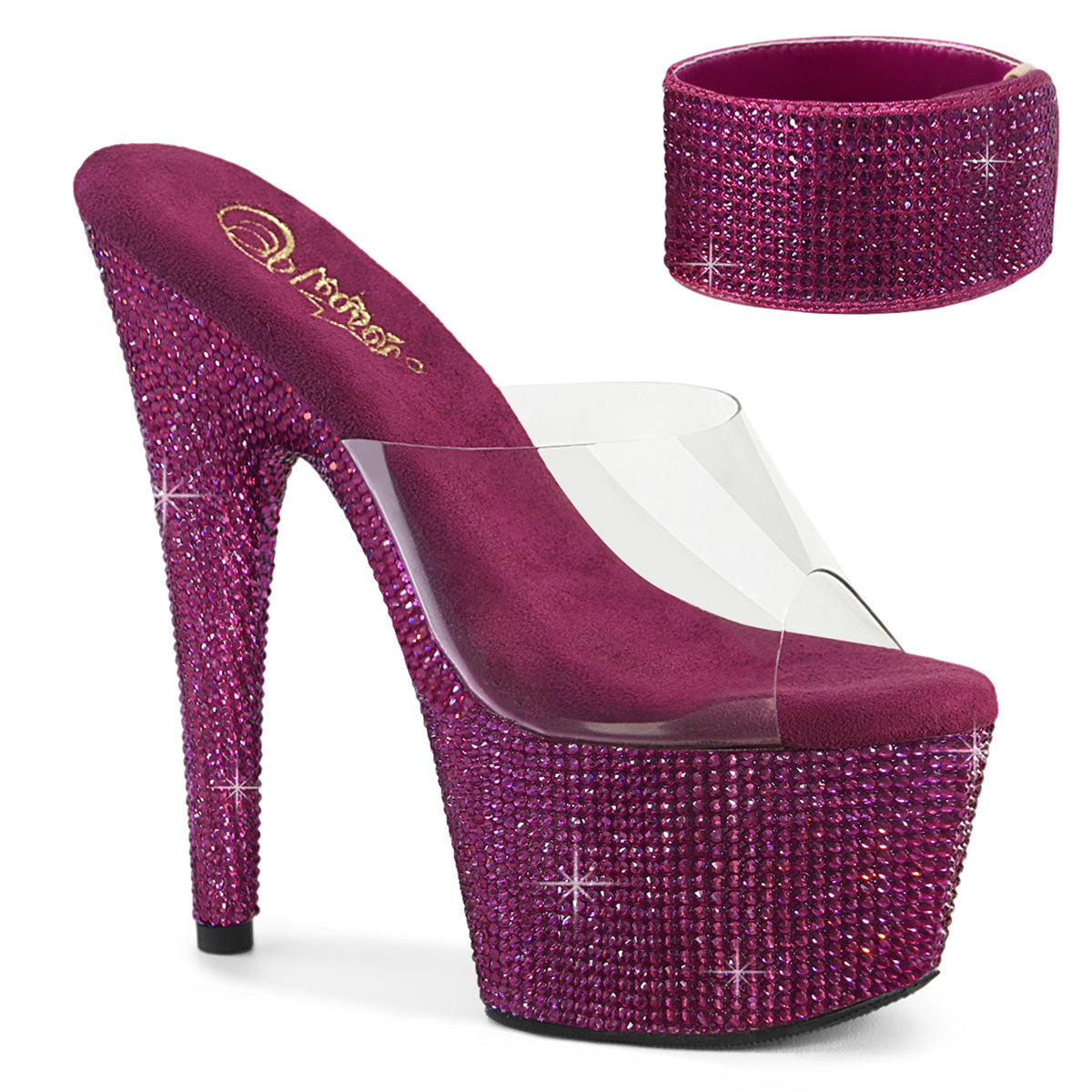 Pleaser BEJEWELED 712RS - From Pleaser Sold By Alternative Footwear