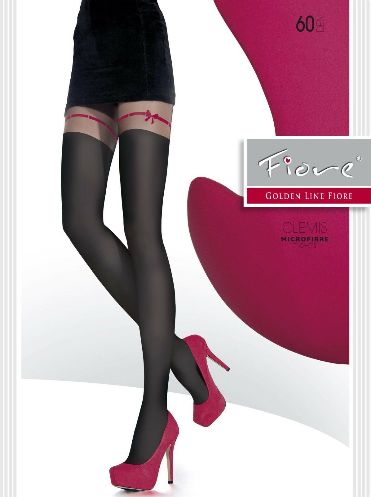 Fiore Clemis Black 60 Denier Tights