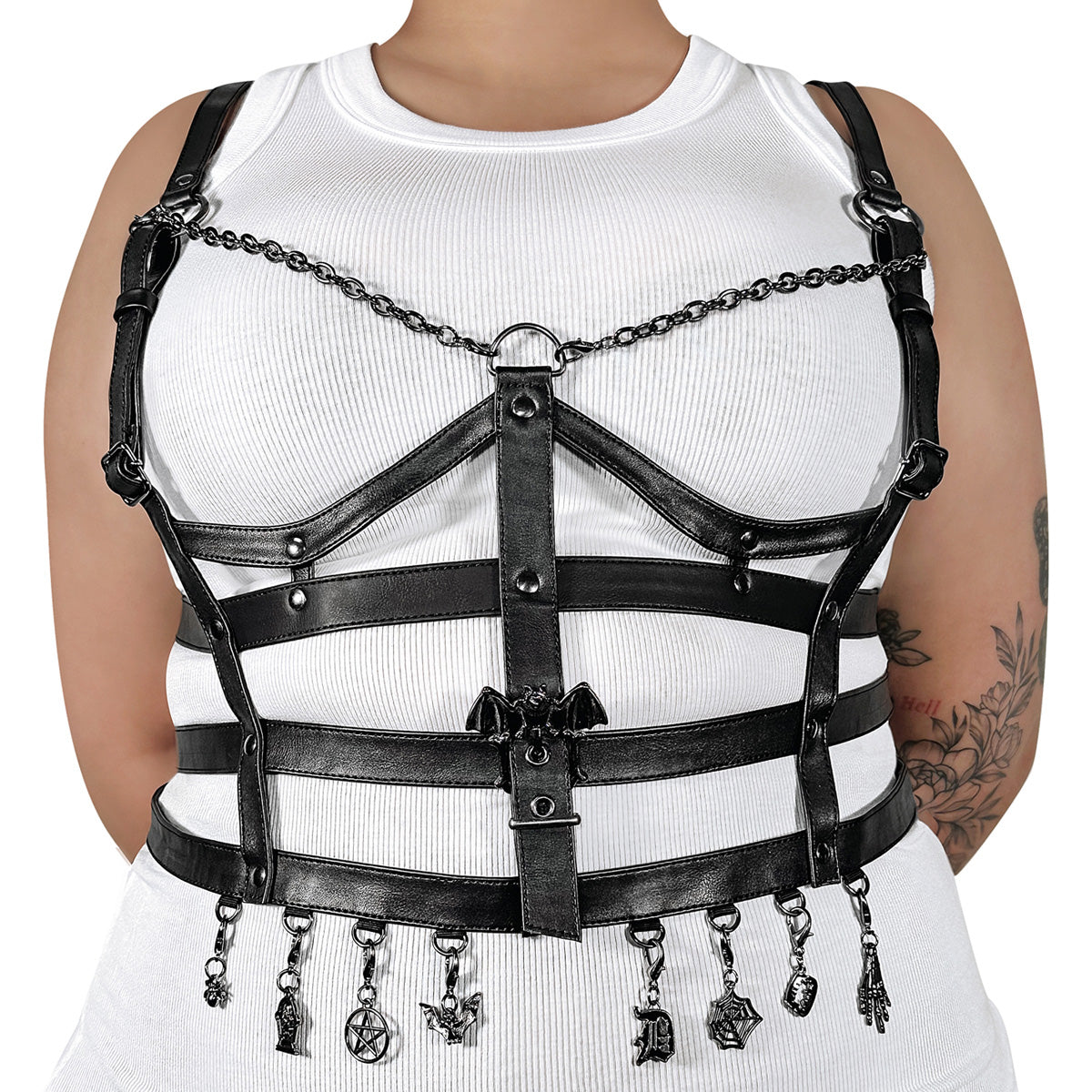 buckle corset harness