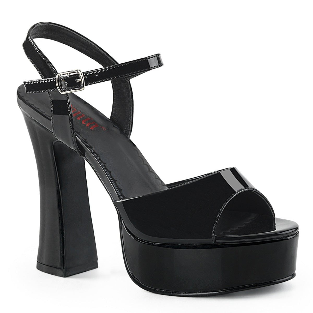 Clearance DemoniaCult Dolly 09 Black Patent Size 2UK/5USA