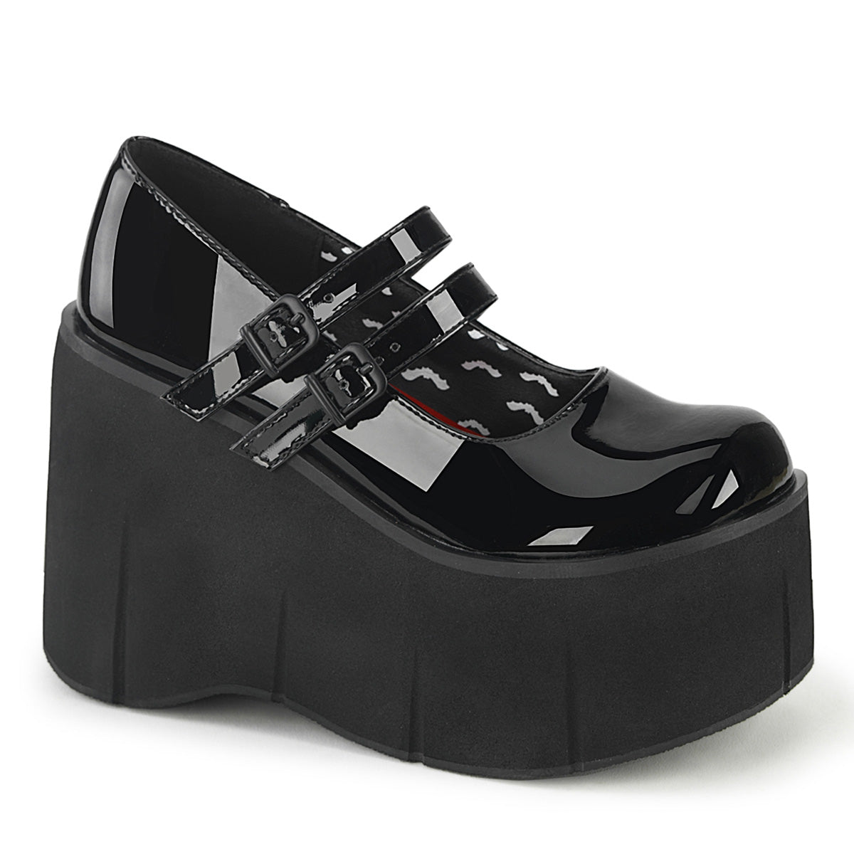 Clearance DemoniaCult Kera 08 Black Patent Size 4UK/7USA