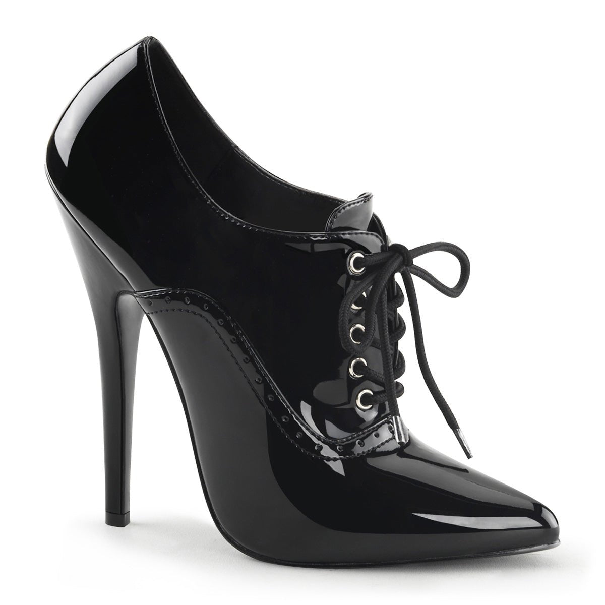 Clearance Devious Domina 460 Black Patent Size 7UK/10USA