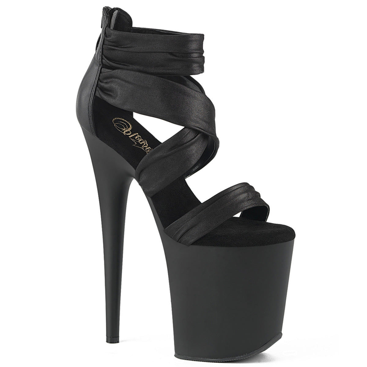Pleaser Flamingo 820 Womens 8 Inch Heel Platform Pole Dancing Strappy Sandals