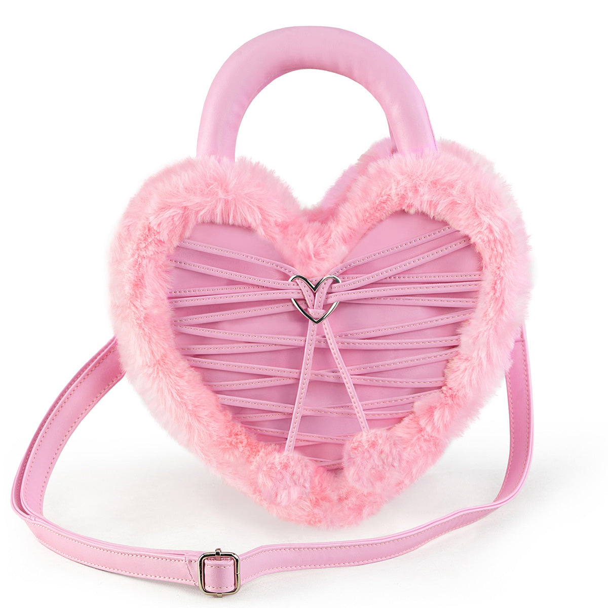 DemoniaCult HB-631 Heart Shaped Convertible Purse