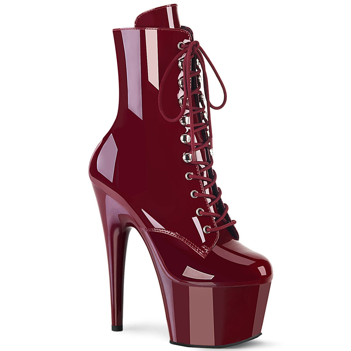Clearance Pleaser Adore 1020 Burgundy Patent Size 4UK/7USA