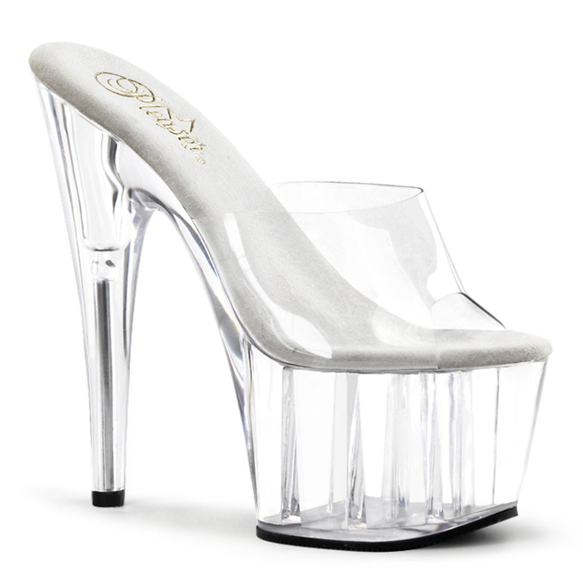 Clearance Pleaser Adore 701 Clear/Clear Size 4UK/7USA