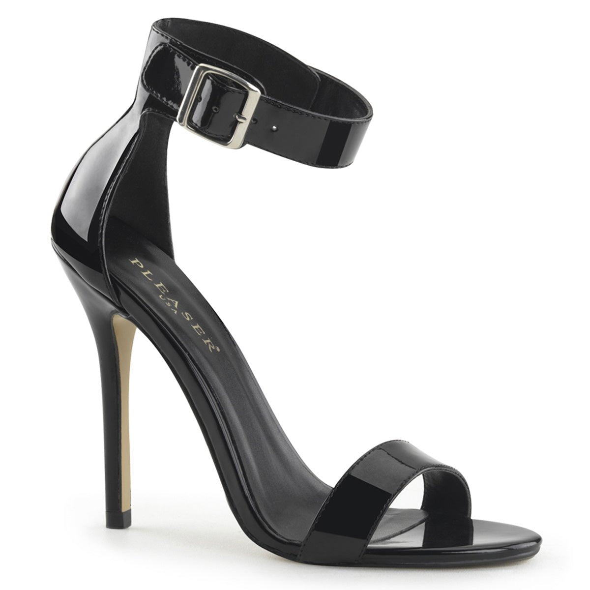 Clearance Pleaser Amuse 10 Black Patent Size 11UK/14USA