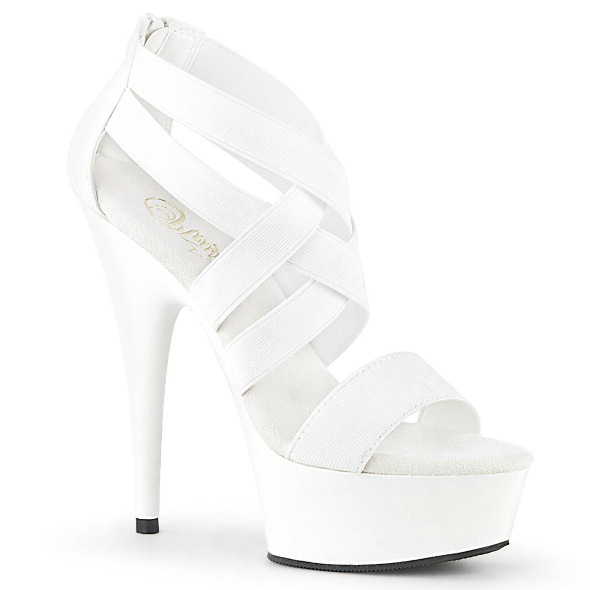 Clearance Pleaser Delight 669 White Size 9UK/12USA